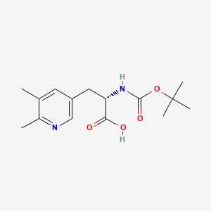 (S)-2-((tert-Butoxycarbonyl)amino)-3-(5,6-dimethylpyridin-3-yl)propanoic acid