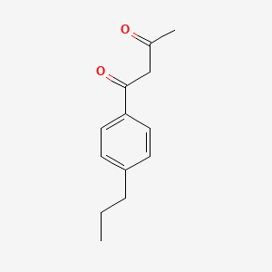 1-(4-Propylphenyl)butane-1,3-dione