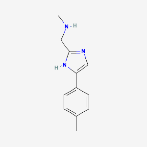 n-Methyl-1-(5-(p-tolyl)-1h-imidazol-2-yl)methanamine