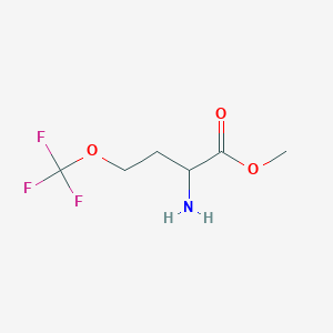 Methyl o-(trifluoromethyl)homoserinate