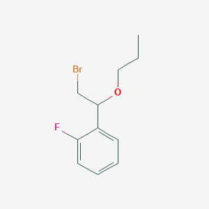 1-(2-Bromo-1-propoxyethyl)-2-fluorobenzene