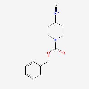 molecular formula C14H16N2O2 B13638546 1-[(Benzyloxy)carbonyl]-4-isocyanopiperidine 