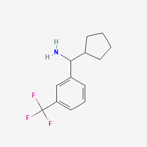 Cyclopentyl(3-(trifluoromethyl)phenyl)methanamine