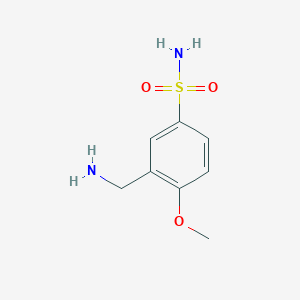 3-(Aminomethyl)-4-methoxybenzenesulfonamide