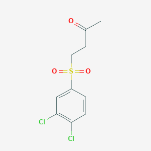 molecular formula C10H10Cl2O3S B1363861 4-[(3,4-Dichlorophenyl)sulfonyl]butan-2-one CAS No. 336195-38-1