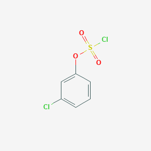 molecular formula C6H4Cl2O3S B13638610 3-Chlorophenyl chloranesulfonate 