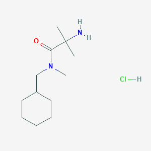 2-amino-N-(cyclohexylmethyl)-N,2-dimethylpropanamidehydrochloride