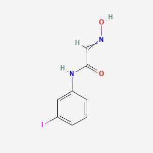 molecular formula C8H7IN2O2 B13638656 2-hydroxyimino-N-(3-iodophenyl)acetamide 