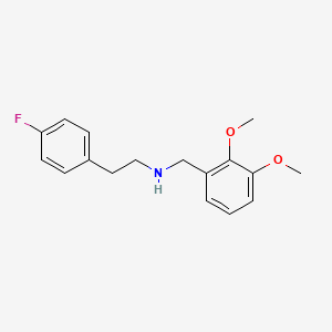 molecular formula C17H20FNO2 B1363866 (2,3-Dimethoxybenzyl)[2-(4-fluorophenyl)ethyl]amine CAS No. 353779-64-3