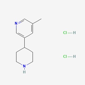 3-Methyl-5-(piperidin-4-yl)pyridine dihydrochloride