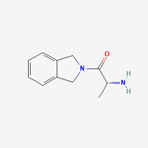 molecular formula C11H14N2O B13638687 (R)-2-Amino-1-(isoindolin-2-yl)propan-1-one 