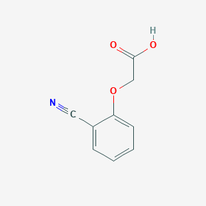 molecular formula C9H7NO3 B1363870 2-(2-Cyanophenoxy)acetic acid CAS No. 6574-95-4