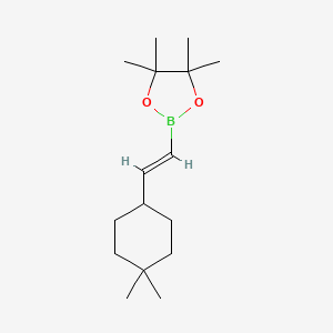 2-(2-(4,4-Dimethylcyclohexyl)vinyl)-4,4,5,5-tetramethyl-1,3,2-dioxaborolane