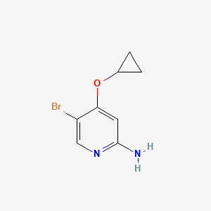 5-Bromo-4-cyclopropoxypyridin-2-amine