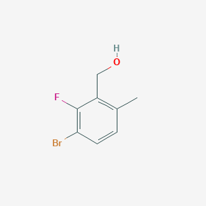 molecular formula C8H8BrFO B13638768 (3-Bromo-2-fluoro-6-methylphenyl)methanol 