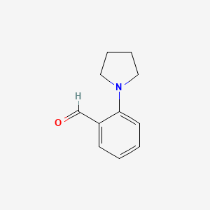 molecular formula C11H13NO B1363882 2-Pyrrolidin-1-ylbenzaldehyde CAS No. 58028-74-3