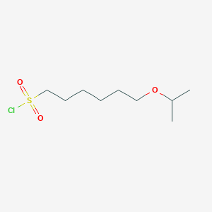 molecular formula C9H19ClO3S B13638828 6-Isopropoxyhexane-1-sulfonyl chloride 