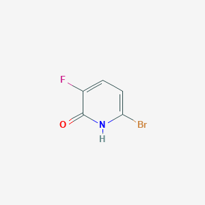 molecular formula C5H3BrFNO B13638860 6-Bromo-3-fluoropyridin-2-ol 