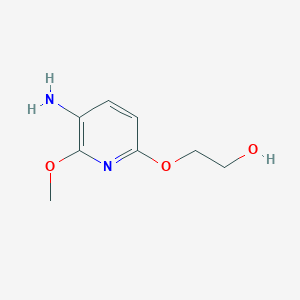 2-[(5-Amino-6-methoxy-2-pyridinyl)oxy]ethanol