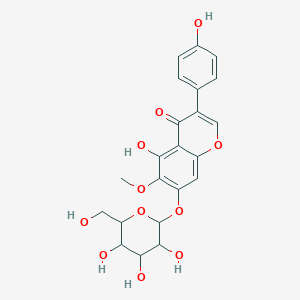 molecular formula C22H22O11 B13638896 Shekkanin 