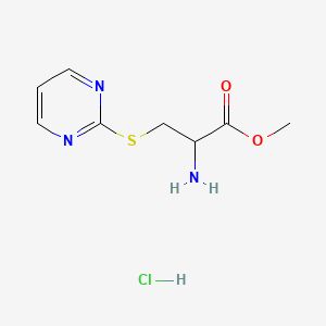 methyl S-(pyrimidin-2-yl)cysteinate hydrochloride