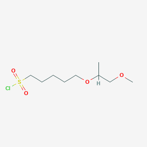 5-((1-Methoxypropan-2-yl)oxy)pentane-1-sulfonyl chloride