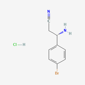 (S)-3-Amino-3-(4-bromophenyl)propanenitrile hydrochloride