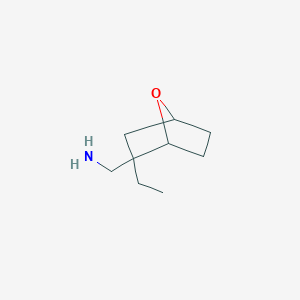 molecular formula C9H17NO B13638993 (2-Ethyl-7-oxabicyclo[2.2.1]heptan-2-yl)methanamine 