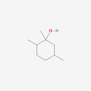 molecular formula C9H18O B13639004 1,2,5-Trimethylcyclohexan-1-ol CAS No. 88138-86-7