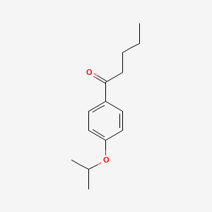 molecular formula C14H20O2 B1363907 1-(4-Isopropoxyphenyl)pentan-1-one CAS No. 524732-42-1