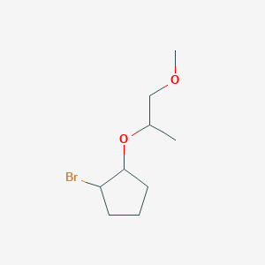 1-Bromo-2-((1-methoxypropan-2-yl)oxy)cyclopentane