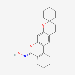 (NZ)-N-spiro[1,2,3,4,10,11-hexahydroisochromeno[4,3-g]chromene-9,1'-cyclohexane]-5-ylidenehydroxylamine