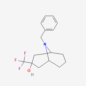 9-Benzyl-3-(trifluoromethyl)-9-azabicyclo[3.3.1]nonan-3-ol