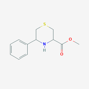 Methyl 5-phenylthiomorpholine-3-carboxylate