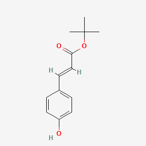 molecular formula C13H16O3 B13639209 (E)-tert-Butyl 3-(4-hydroxyphenyl)acrylate 