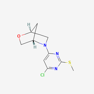 rac-(1R,4R)-5-[6-chloro-2-(methylsulfanyl)pyrimidin-4-yl]-2-oxa-5-azabicyclo[2.2.1]heptane