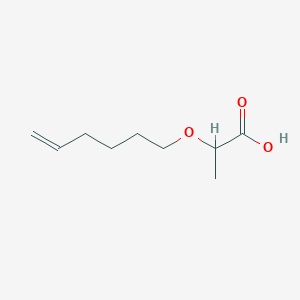 2-Hex-5-enoxypropanoic acid