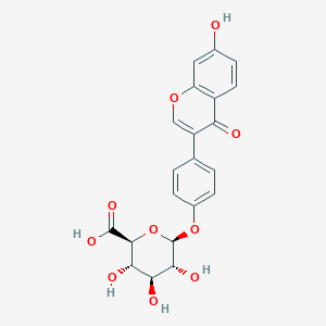 molecular formula C21H18O10 B136393 Daidzein 4'-O-glucuronide CAS No. 264236-77-3