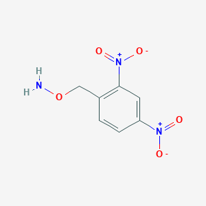 molecular formula C7H7N3O5 B13639308 o-(2,4-Dinitrobenzyl)hydroxylamine 