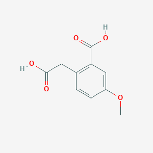 molecular formula C10H10O5 B1363931 2-(羧甲基)-5-甲氧基苯甲酸 CAS No. 52962-25-1