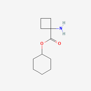 Cyclohexyl 1-aminocyclobutane-1-carboxylate