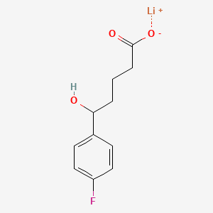 Lithium 5-(4-fluorophenyl)-5-hydroxypentanoate