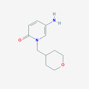 5-Amino-1-((tetrahydro-2h-pyran-4-yl)methyl)pyridin-2(1h)-one