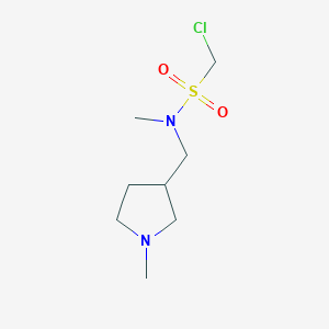 1-Chloro-n-methyl-n-((1-methylpyrrolidin-3-yl)methyl)methanesulfonamide