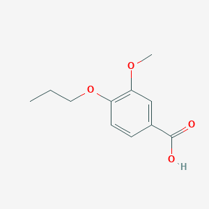 molecular formula C11H14O4 B1363943 3-甲氧基-4-丙氧基苯甲酸 CAS No. 3535-32-8