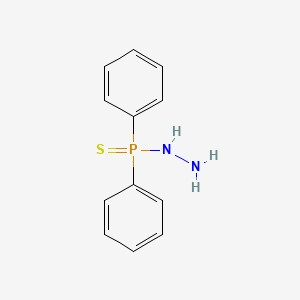 molecular formula C12H13N2PS B1363945 P,P-diphenylphosphinothioic hydrazide CAS No. 41309-60-8