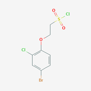 2-(4-Bromo-2-chlorophenoxy)ethane-1-sulfonyl chloride