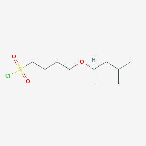 4-((4-Methylpentan-2-yl)oxy)butane-1-sulfonyl chloride