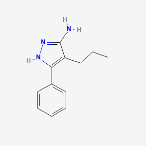 3-Phenyl-4-propyl-1h-pyrazol-5-amine