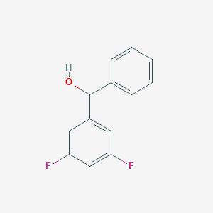 molecular formula C13H10F2O B136395 3,5-Difluorobenzhydrol CAS No. 153877-56-6